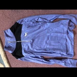 Pink zip up crew neck NWT size medium